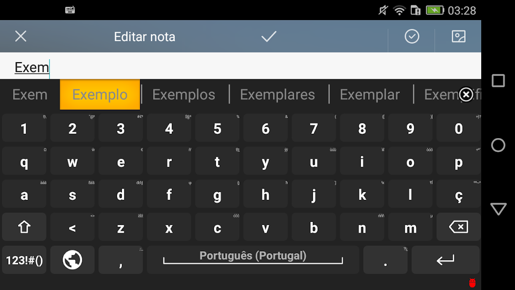 Portuguese for AnySoftKeyboard