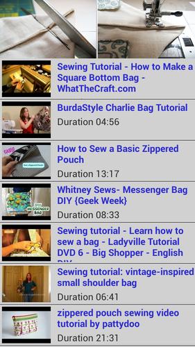 Sewing Tutorial Bags