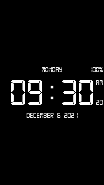 Digital Clock Live Wallpaper-7