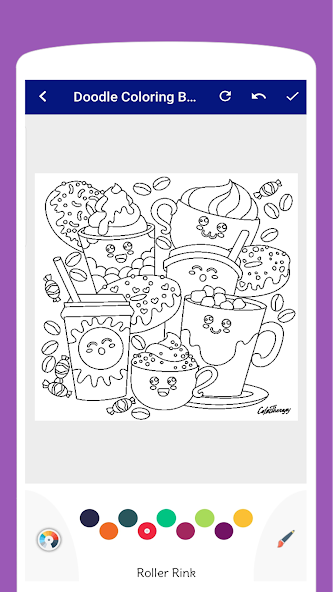 Doodle Art Coloring Book