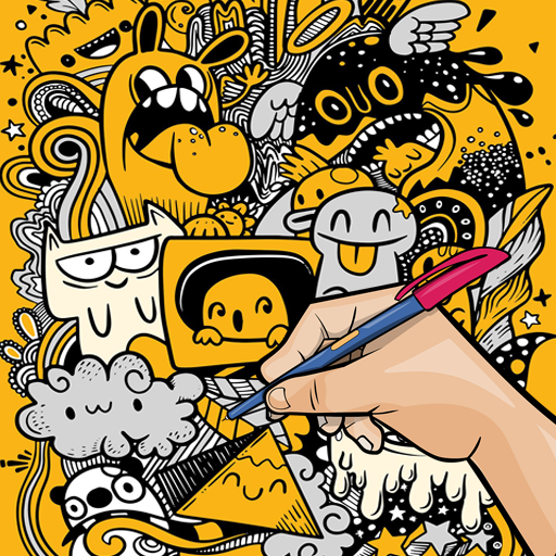 Doodle Art Coloring Book