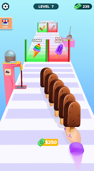 Ice Cream Stack Runner Games