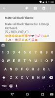 Material Black Emoji Keyboard