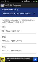 Tarif JNE Bandung