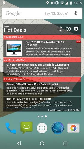 RFD Hot Deals Widget