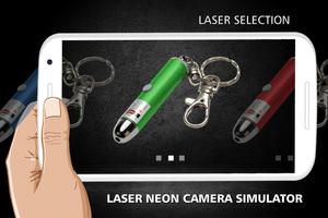 Laser neon camera simulator