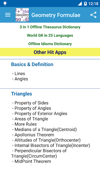 Geometry Complete Guide