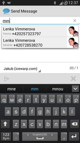 Send Message + SMS Server