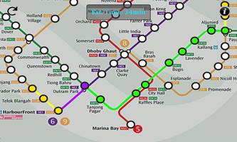 Singapore MRT Route