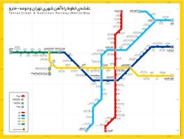 Tehran Subway Map