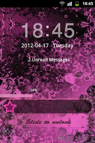 Theme Pink Dark GO Locker