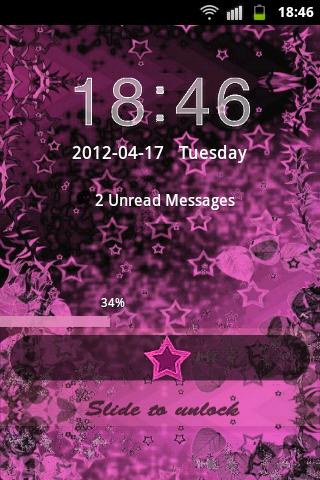 Theme Pink Dark GO Locker