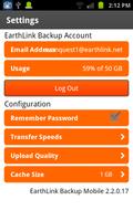 EarthLink Online Backup Mobile