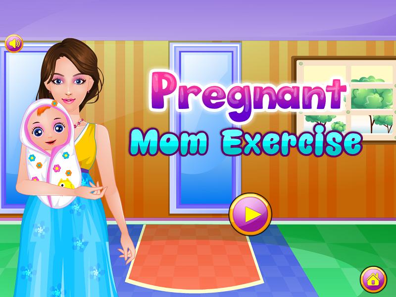 Pregnant Excercise Girls Games