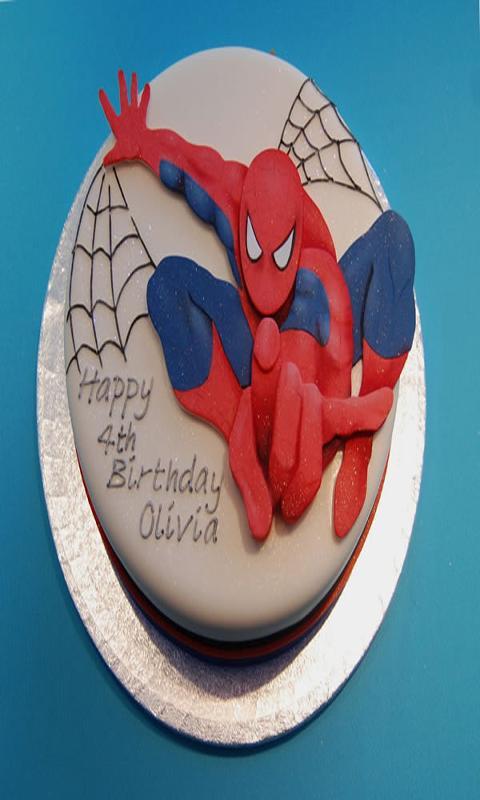 Spiderman cake