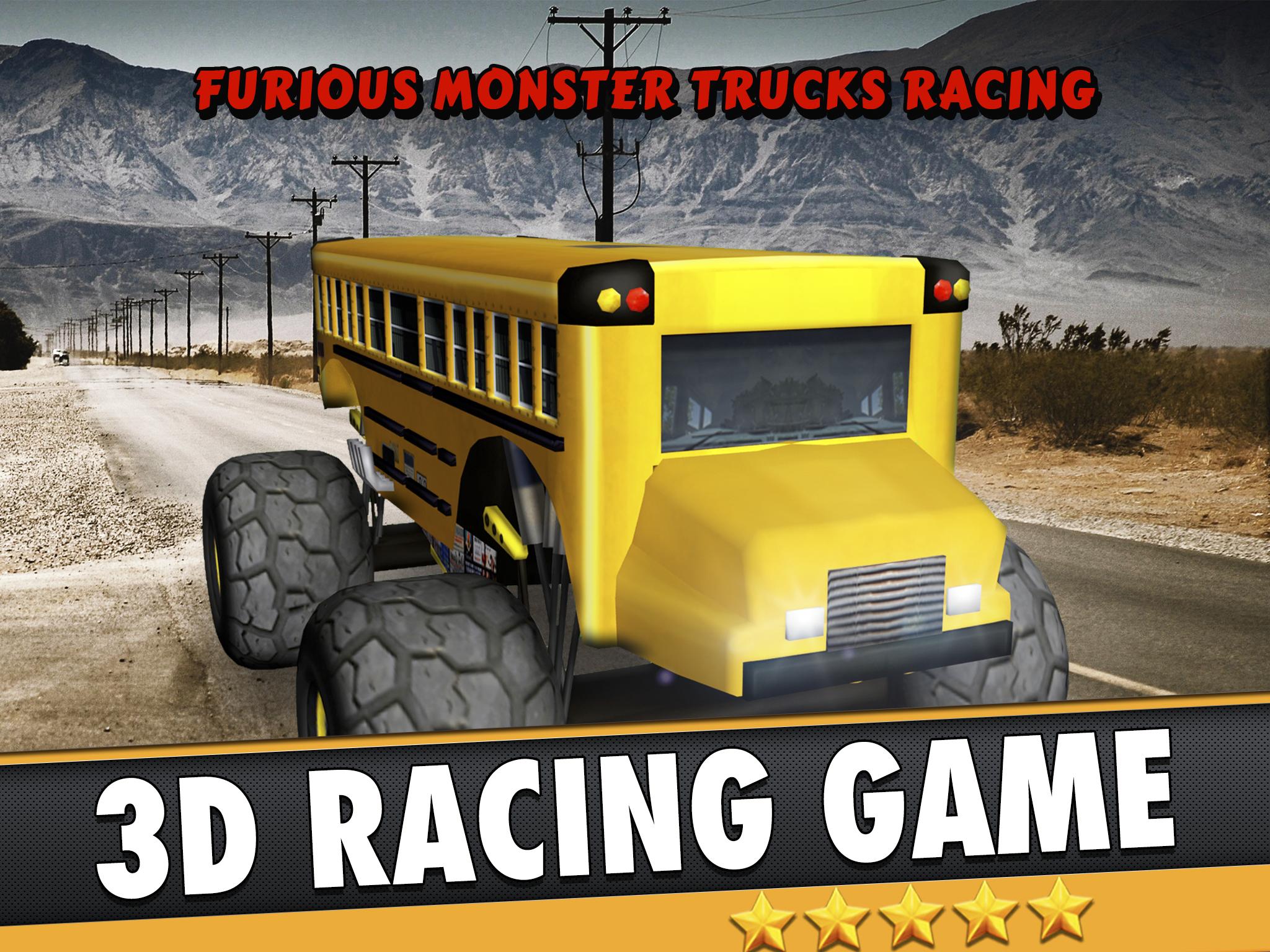 Furious Monster Trucks Racing