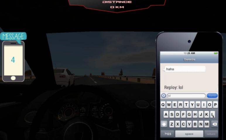 Text and Driving Simulator