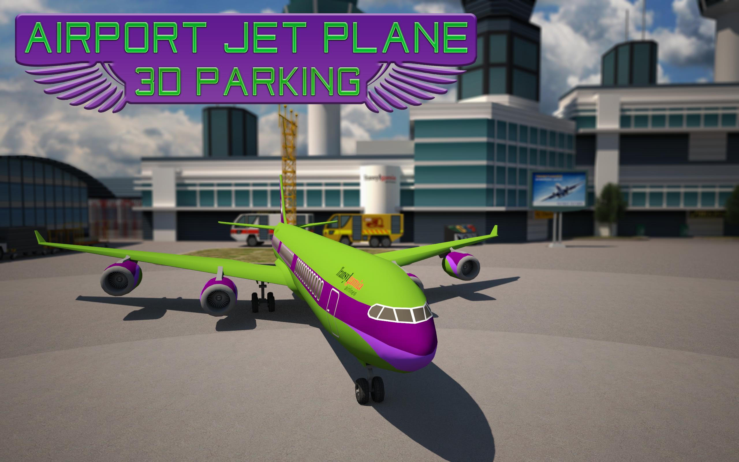 Airport Jet Plane 3D Parking