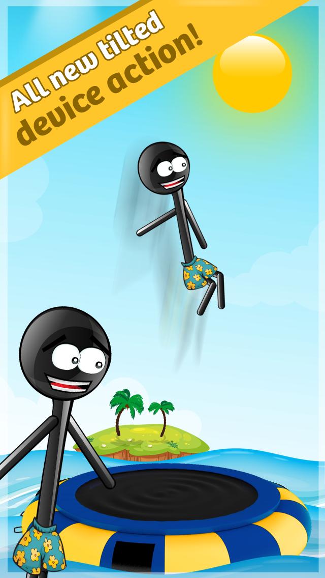 Stickman Water Trampoline FREE