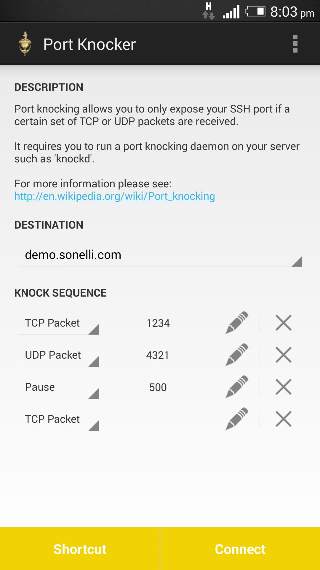 JuiceSSH PortKnocker Plugin