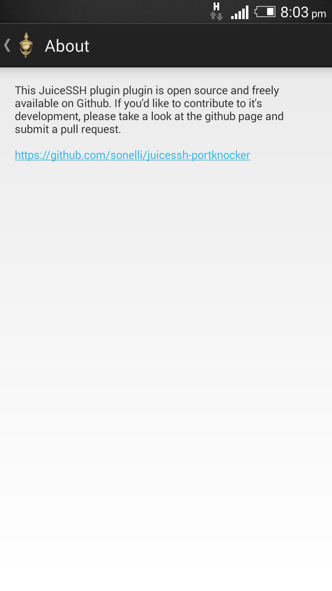 JuiceSSH PortKnocker Plugin