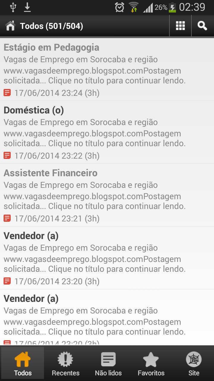 Vagas de Emprego em Sorocaba