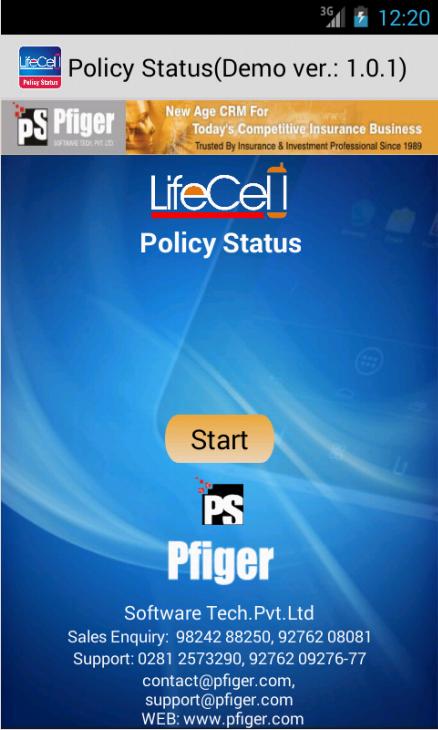 ONLINE POLICY STATUS PFIGER