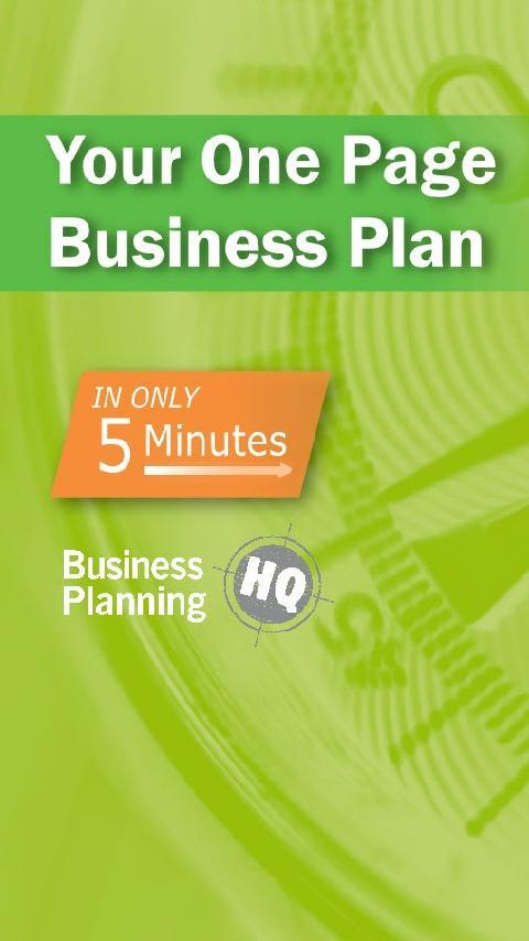 Business Plan in 5 Minutes