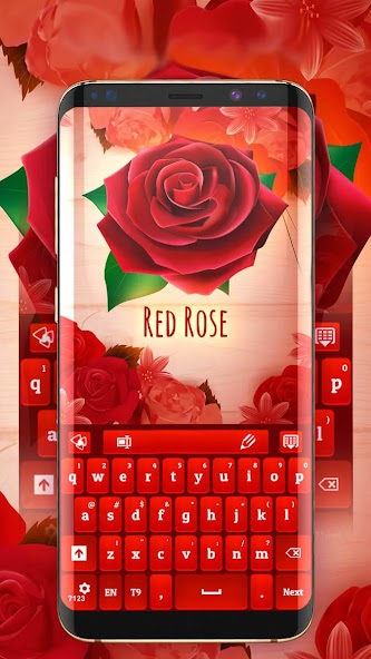 Red Rose Keyboard 2023