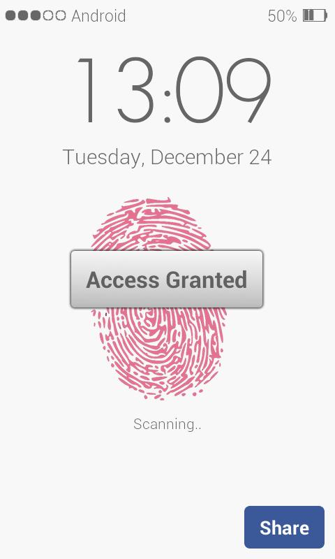 Fingerprint Screen Lock