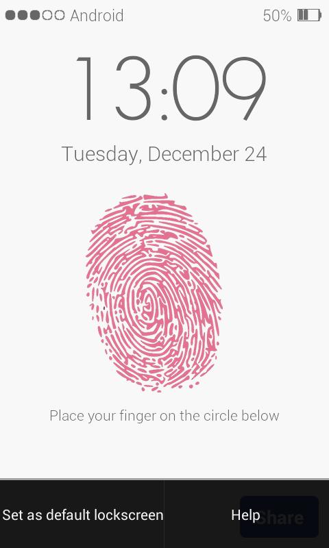 Fingerprint Screen Lock