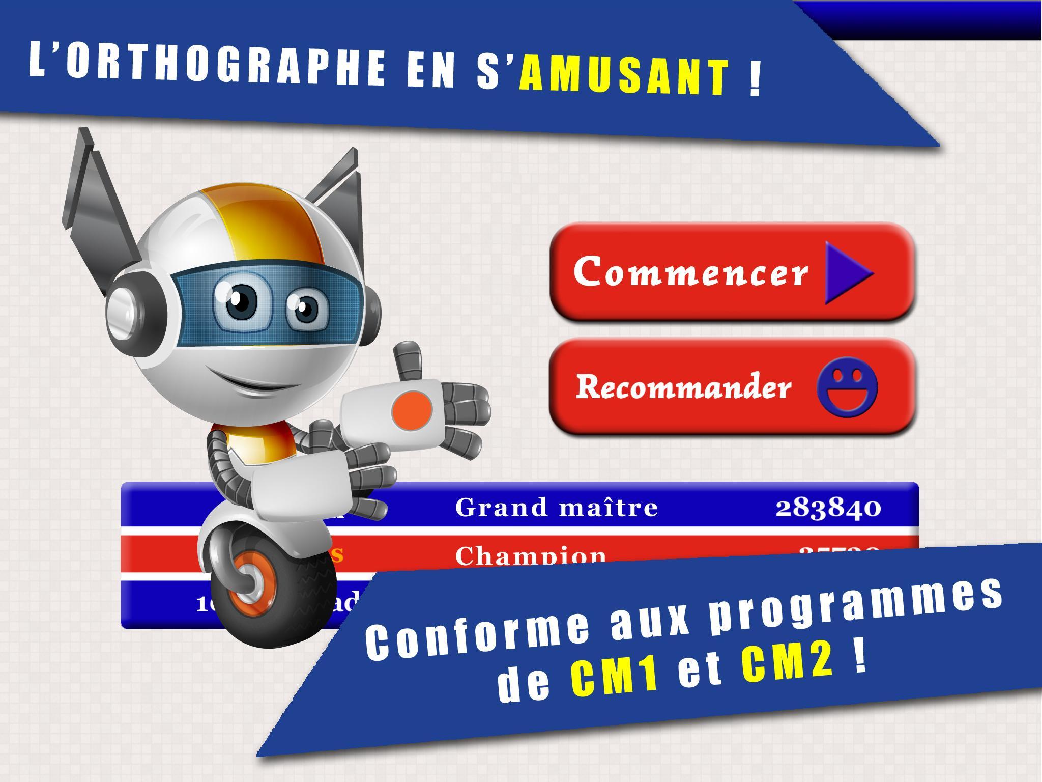 Orthographe - Francais CM1&CM2