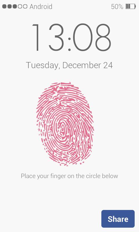 Fingerprint Screen Lock