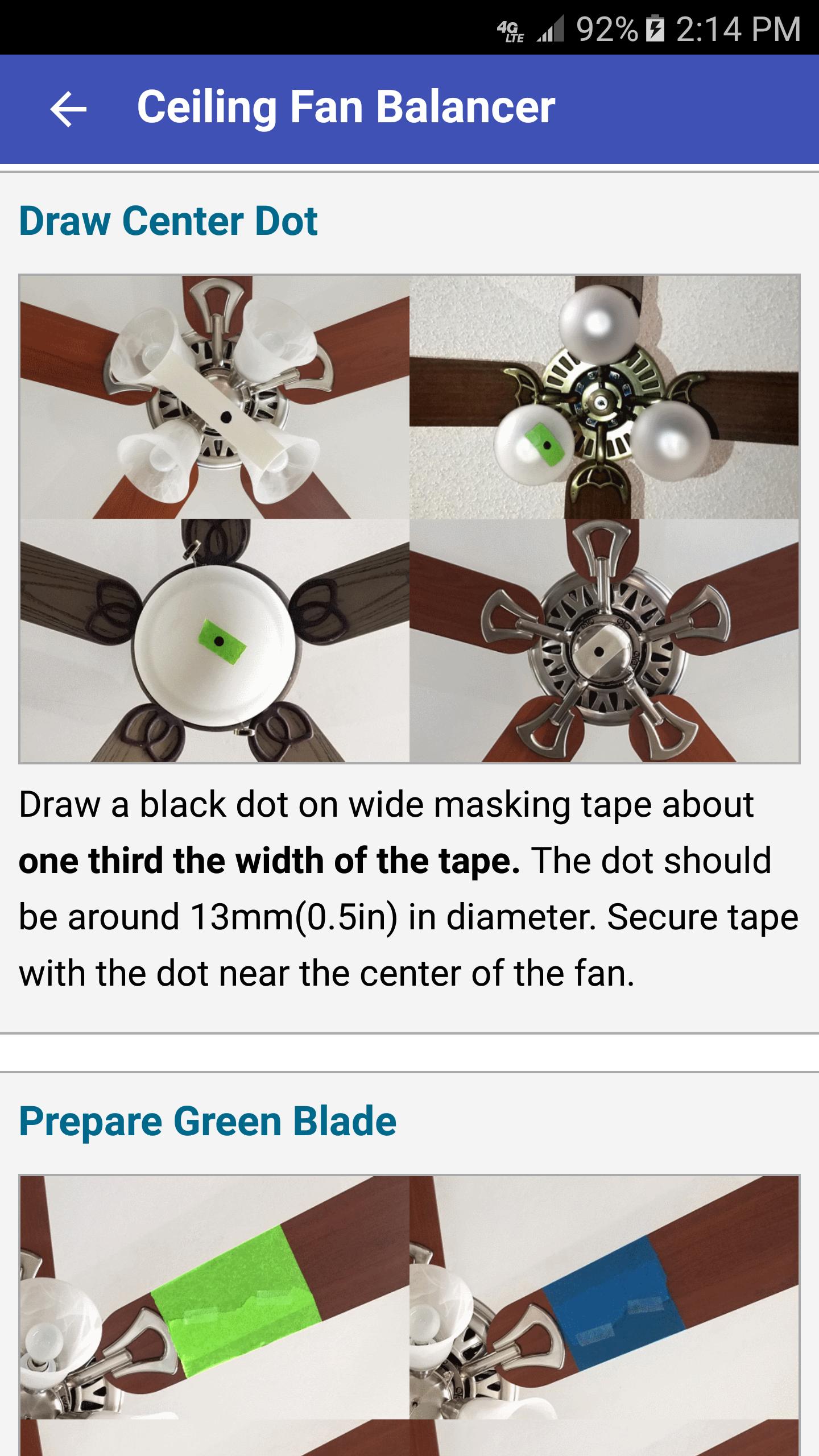 Ceiling Fan Balancer