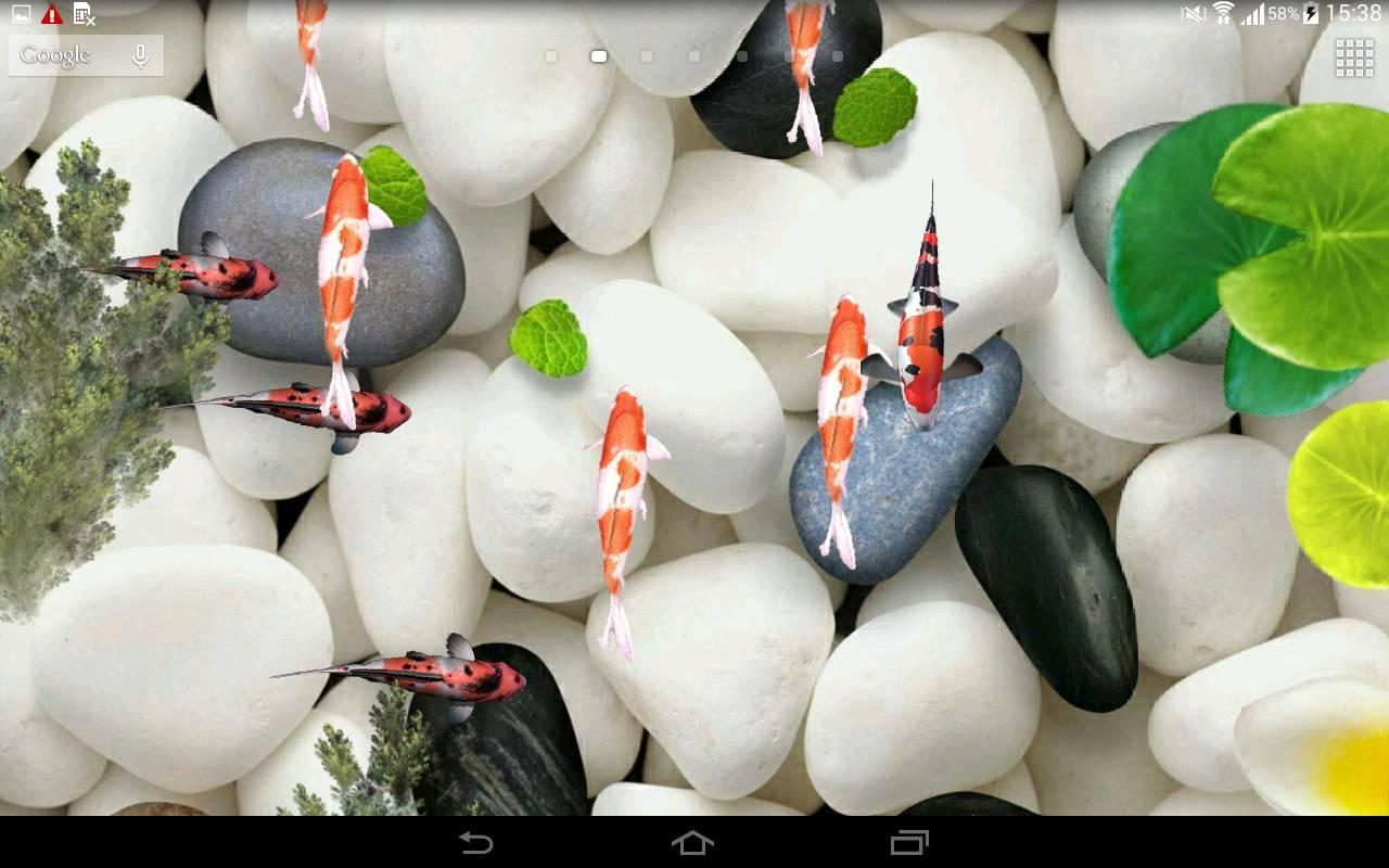 Koi Fish Live Wallpaper 3D