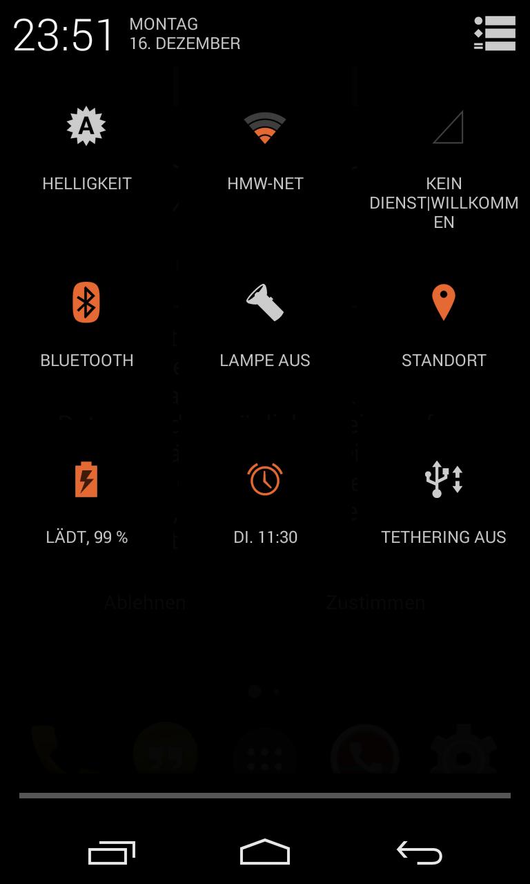 BetterKat CM11 Theme Orange