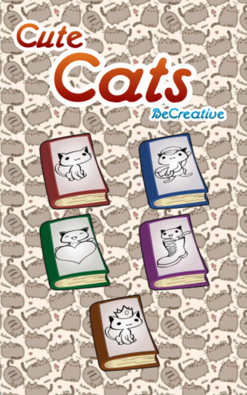 Cute Cats Coloring Book