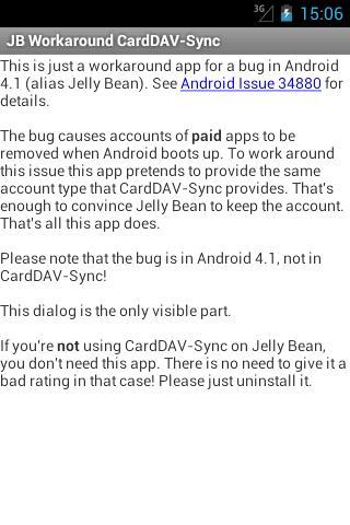 JB Workaround CardDAV-Sync