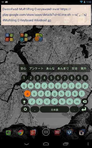 Japanese keyboard plugin