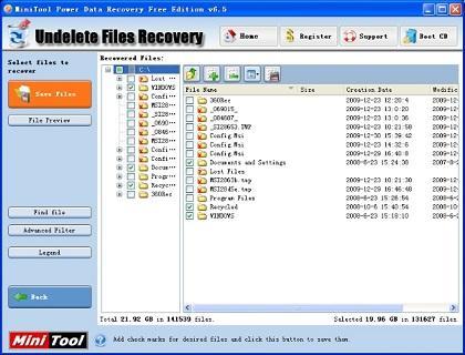 Recovery Of Deleted Files