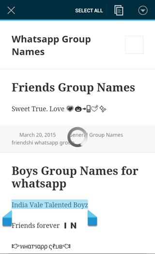 Group Names