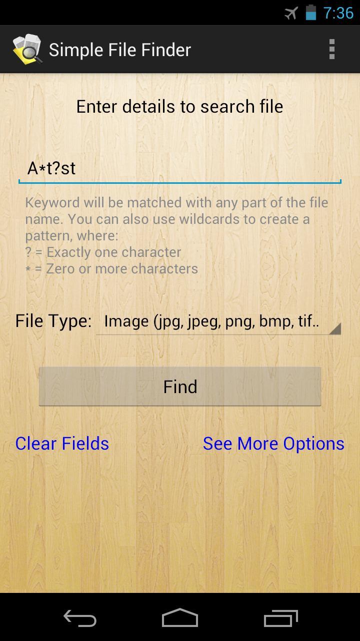 Simple File Finder (Search)