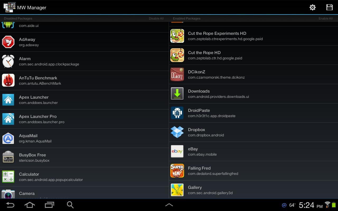 MultiWindow Manager(Note 10.1)