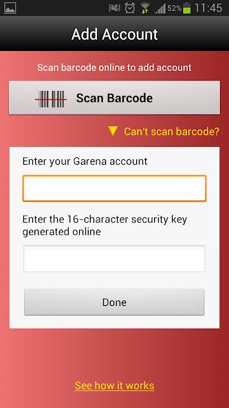 Garena Authenticator