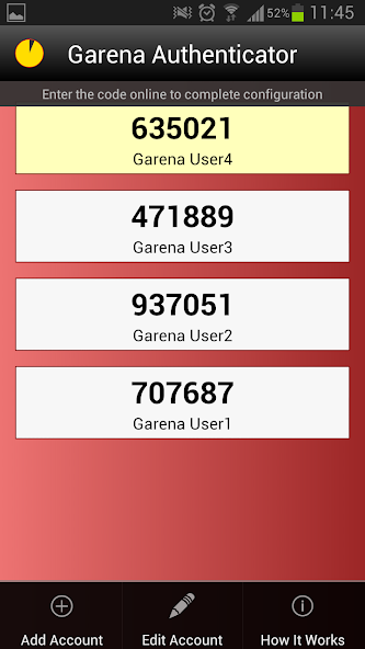 Garena Authenticator