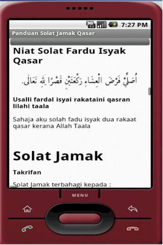 Panduan Solat Jamak Qasar