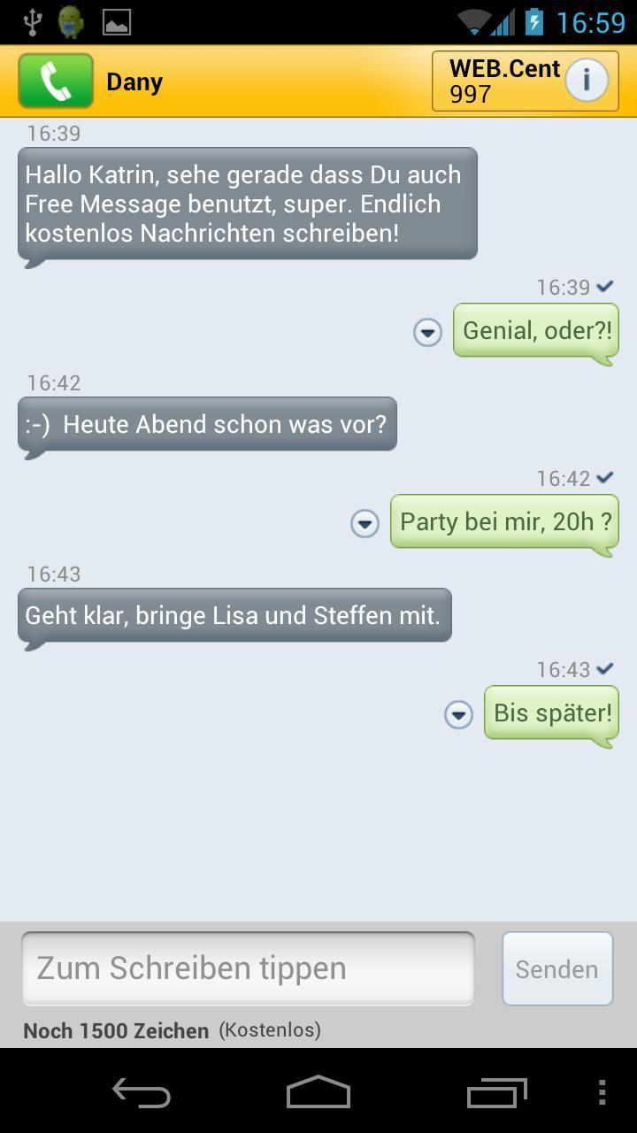 WEB.DE SMS