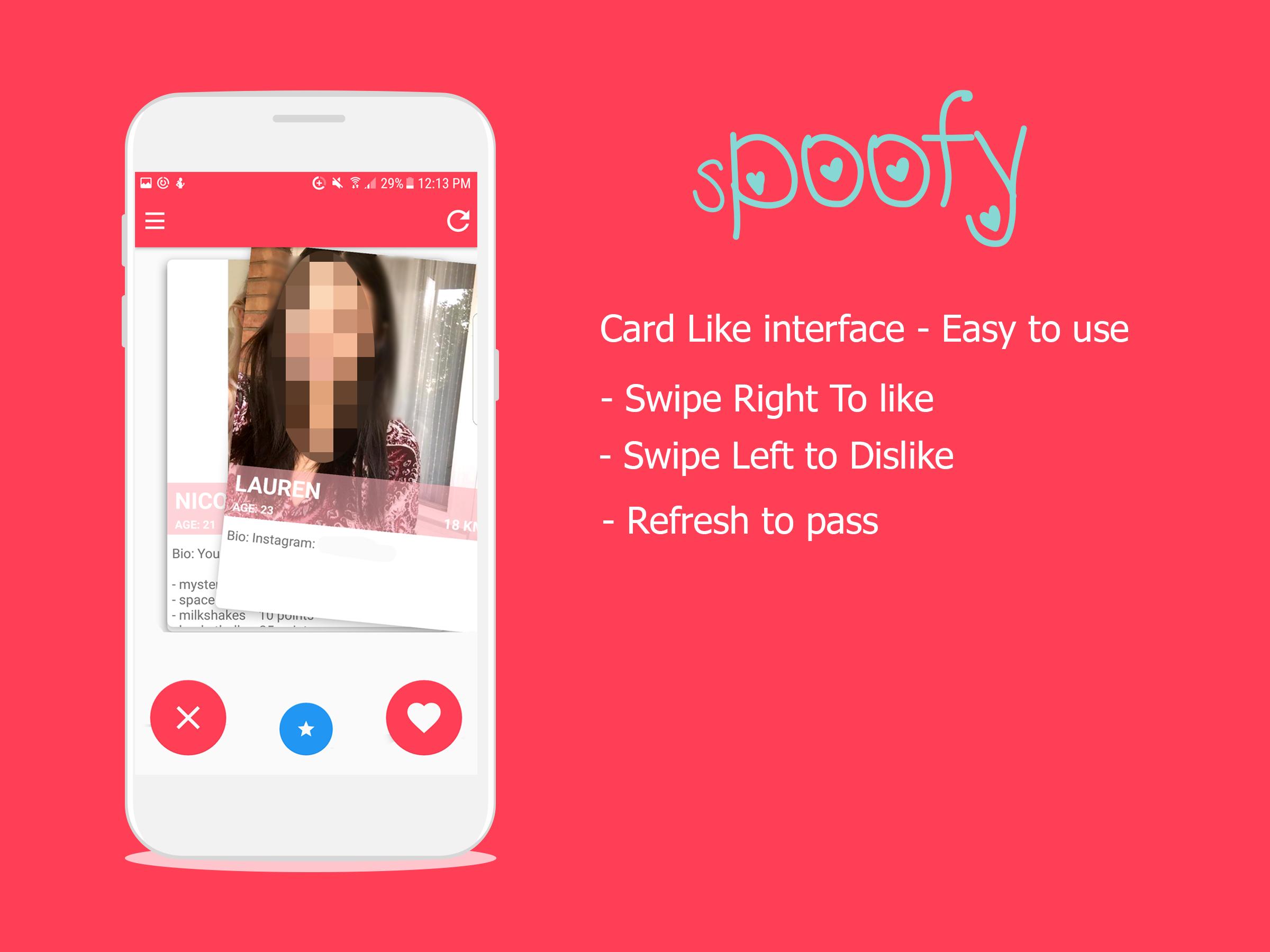 Spoofy - Find Love on Tinder