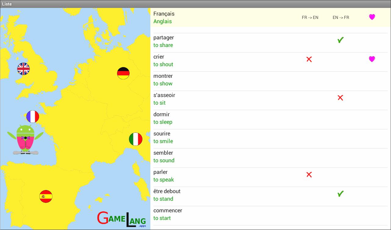 150 Verbs French - English