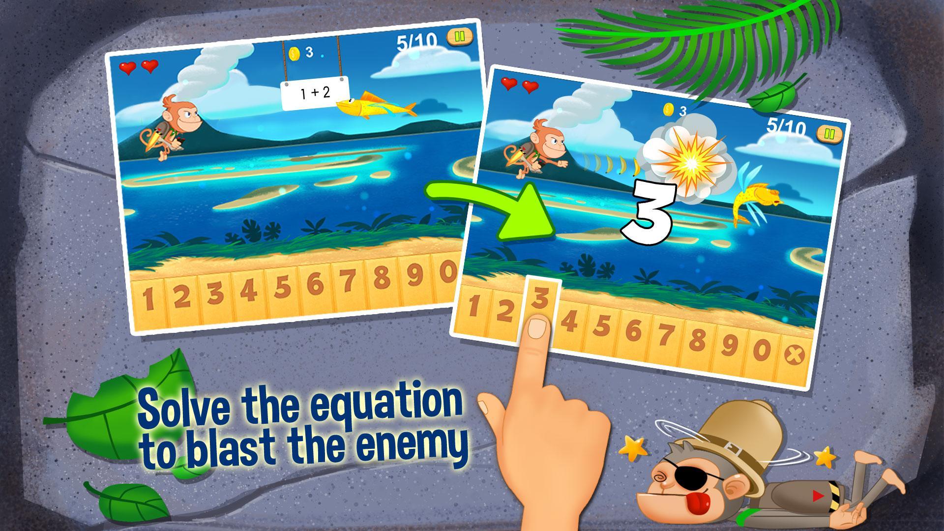 Monkey Math Free - Kids Games